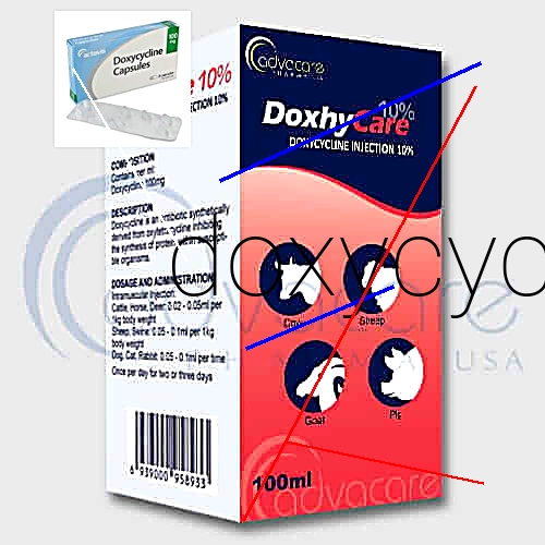 Doxycycline vente libre